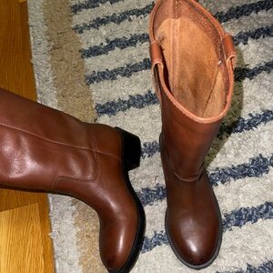 Brown Zara Leather Boots